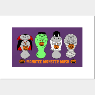 Manatee Monster Mash Posters and Art